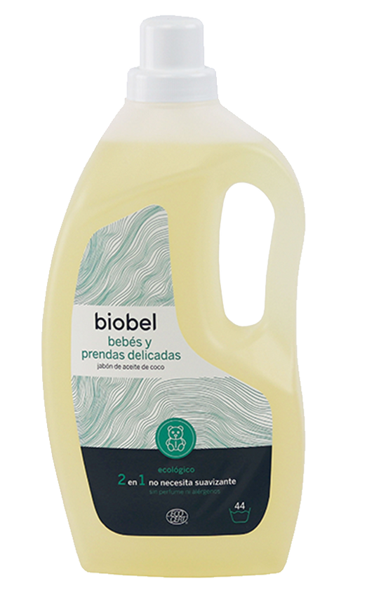 Detergent lichid bio rufe delicate copii BIOBEL, 1,5l, fara alergeni