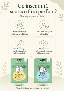 Ce înseamnă scutece fără parfum?