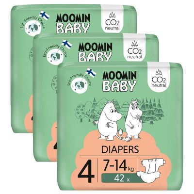 Scutece hipoalergenice Moomin Baby marimea 4 bax